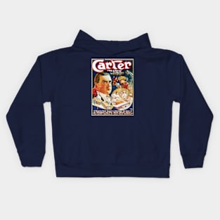 Vintage Magic Poster Art, Carter the Great Kids Hoodie